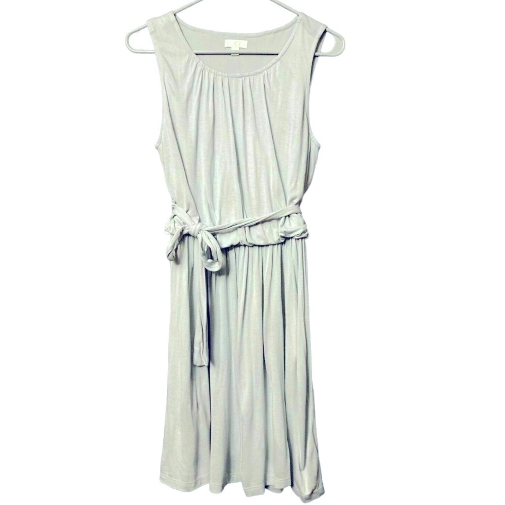 C LABEL Women’s Small Powder Blue Flowy Belted Dress